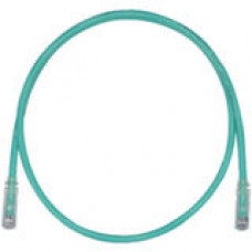 PANDUIT Cat.6 UTP Patch Cord - RJ-45 Male Network - RJ-45 Male Network - 9ft - Green, Clear - TAA Compliance UTPSP9GRY