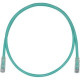Panduit Cat.6 U/UTP Patch Network Cable - Category 6 for Network Device - Patch Cable - 2.95 ft - 25 Pack - 1 x RJ-45 Male Network - 1 x RJ-45 Male Network - Clear, Green - TAA Compliance UTPSP3GRY-Q