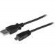 Startech.Com 1ft Micro USB Cable - Type A Male USB - Micro Type B Male USB - 1ft - RoHS Compliance UUSBHAUB1