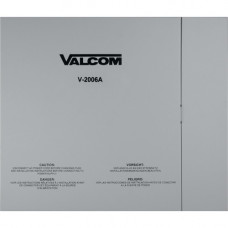 Valcom 6 Zone One-Way Page Control with Power - for Call System, Emergency - Aluminum Alloy - TAA Compliance V-2006A