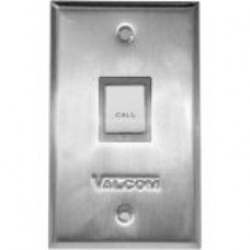 Valcom V-2972PK Call Push Button - Single Gang - TAA Compliance V-2972PK