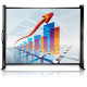 Epson ES1000 Manual Projection Screen - 50" - 4:3, 16:9 - 34.5" x 45.4" - Matte White V12H002S4Y