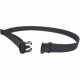 Distinow Agora Edge Adjustable Heavy Duty Waist Belt with Keeper - Size 50"-72"/2" Wide - 1 - 2" Height x 2" Width x 9" Length - Black - Nylon Webbing V6255DW