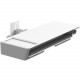 Humanscale V6 V/Desk Keyboard Platform - 27" Width x 12" Depth - White, Silver V6VDK