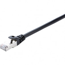 V7 CAT6 Ethernet Shielded STP 01M Black - 3.28 ft Category 6 Network Cable for Modem, Router, Hub, Patch Panel, Wallplate, PC, Network Card, Network Device - First End: 1 x RJ-45 Male Network - Second End: 1 x RJ-45 Male Network - Patch Cable - Shielding 