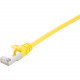 V7 CAT5e Ethernet Shielded STP 01M Yellow - 3.28 ft Category 5e Network Cable for Modem, Router, Hub, Patch Panel, Wallplate, PC, Network Card, Network Device - First End: 1 x RJ-45 Male Network - Second End: 1 x RJ-45 Male Network - Patch Cable - Shieldi