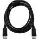 V7 DisplayPort Audio/Video Cable - 5.91 ft DisplayPort A/V Cable for Audio/Video Device - First End: 1 x DisplayPort Male Digital Audio/Video - Second End: 1 x DisplayPort Male Digital Audio/Video - Black DP2DP-6FT-BLK-1E