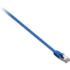 V7 Blue Cat5e Shielded (STP) Cable RJ45 Male to RJ45 Male 0.5m 1.6ft - 1.64 ft Category 5e Network Cable for Modem, Router, Hub, Patch Panel, Network Device - First End: 1 x RJ-45 Male Network - Second End: 1 x RJ-45 Male Network - 1 Gbit/s - Patch Cable 