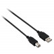 V7 USB Cable Adapter - 9.84 ft USB Data Transfer Cable - First End: 1 x Type A Male USB - Second End: 1 x Type B Male USB - Black E2USB2AB-03M