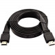 V7 2 Meter (6.6ft) HDMI Cable (m/m) High Speed with Ethernet Flat - Black - 6.56 ft HDMI A/V Cable for Monitor, PC, HDTV, Projector, Audio/Video Device - First End: 1 x HDMI (Type A) Male Digital Audio/Video - Second End: 1 x HDMI (Type A) Male Digital Au