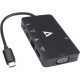 V7 UC-U3CRJ45HDVG-BLK Docking Station - for Desktop PC - 100 W - USB Type C - 4 x USB Ports - 2 x USB 3.0 - Network (RJ-45) - HDMI - VGA - Wired UC-U3CRJ45HDVG-BLK