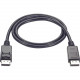 Black Box DisplayPort 1.2 Cable with Latches - Male/Male, 4K @ 60Hz, 3-ft. - 3 ft DisplayPort A/V Cable for Audio/Video Device, Desktop Computer, Notebook, Monitor, Projector, PC, KVM Switch - First End: 1 x DisplayPort Male Digital Audio/Video - Second E