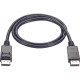 Black Box DisplayPort 1.2 Cable with Latches - Male/Male, 4K @ 60Hz, 6-ft - 6 ft DisplayPort A/V Cable for Projector, KVM Switch, Monitor, Audio/Video Device, Notebook, Computer - First End: 1 x DisplayPort Male Digital Audio/Video - Second End: 1 x Displ