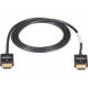 Black Box Slim-Line High-Speed HDMI Cable - 1-m (3.2-ft.) - 3.28 ft HDMI A/V Cable for TV - First End: 1 x HDMI Male Digital Audio/Video - Second End: 1 x HDMI Male Digital Audio/Video - 10.2 Gbit/s - Supports up to 1920 x 1080 - Shielding - 36 AWG - Blac