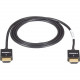 Black Box Slim-Line High-Speed HDMI Cable - 2-m (6.5-ft.) - 6.56 ft HDMI A/V Cable for Audio/Video Device, TV - First End: 1 x HDMI Male Digital Audio/Video - Second End: 1 x HDMI Male Digital Audio/Video - 1.28 GB/s - Supports up to 3840 x 2160 - Shieldi
