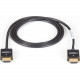Black Box Slim-Line High-Speed HDMI Cable - 5-m (16.4-ft.) - HDMI for TV, Audio/Video Device - 16.40 ft - 1 x HDMI Male Digital Audio/Video - 1 x HDMI Male Digital Audio/Video - Shielding - Black VCS-HDMI-005M