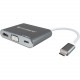 Comprehensive VersaDock USB-C 4K Portable Docking Station with HDMI, VGA, USB 3.0, PD - 60 W - USB 3.0 Type C - 4 x USB Ports - 2 x USB 3.0 - HDMI - VGA - Wired VDK-1100