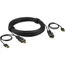 ATEN 30M True 4K HDMI 2.0 Active Optical Cable (True 4K@30m)-TAA Compliant - 98.43 ft Fiber Optic A/V Cable for Audio/Video Device, Transmitter, Receiver - First End: 1 x HDMI (Type D) Male Digital Audio/Video - Second End: 1 x HDMI (Type D) Male Digital 