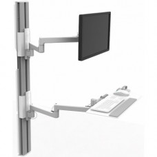 Humanscale Wall Mount for Keyboard, Monitor - White - White VF48-0505-22032