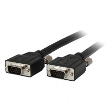 Comprehensive Pro AV/IT Series VGA w/Audio HD15 pin Plug to Plug Cable 6ft - Mini-phone/VGA for Audio/Video Device - 1 x HD-15 Male VGA, 1 x Mini-phone Stereo Audio - 1 x HD-15 Male VGA, 1 x Mini-phone Stereo Audio - Shielding - RoHS Compliance VGA15P-P-6