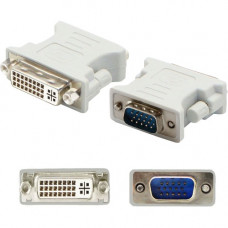Addon Tech VGA Male to DVI-I (29 pin) Female White Adapter For Resolution Up to 1920x1200 (WUXGA) - 100% compatible and guaranteed to work - TAA Compliance VGA2DVIW