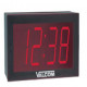 Valcom IP PoE 4 Digit 4 Inch Clock,Double Sided - TAA Compliance VIP-D440ADS