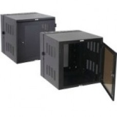 Eaton B-Line V-LINE Wallmount, 36"H x 24"W x 25"D, Plexiglas Door, Black Finish - For LAN Switch, Patch Panel23.50" Rack Depth - Wall Mountable - Black Powder Coat - Plexiglas, Cold-rolled Steel (CRS) - 200 lb Maximum Weight Capacity -