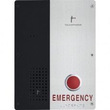 Talk-A-Phone  Talkaphone Single Button Emergency IP Call Station - Cable - Flush Mount, Surface Mount - TAA Compliance VOIP600E3