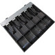 Apg Cash Drawer VPK-15B-2A-BX Till - 5 Bill x 5 Coin till with fixed bill and coin area - Plastic bill hold-downs, fits Vasario? 1616 and 1618 size cash drawers - TAA Compliance VPK-15B-2A-BX