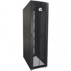 Vertiv VR Rack - 45U Server Rack Enclosure| 600x1062.5mm| 19-inch Cabinet (VR3105) - 2131.3x600x1062.5mm (HxWxD)| 77% perforated doors| Sides| Casters VR3105