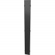 Vertiv Hinged Covers 800mm Wide 48U Vertical Cable Manager - Metal - Black - 48U Rack Height - 2 Pack - 31.5" Width VRA1020