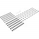 Vertiv Mounting Hardware - M6 cage nuts| screws| washers| 50 pcs. each - Cage Nut, Cup Washer, Screw - Metal - Black VRA5000