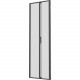 Vertiv VR 48U x 600mm Wide Split Perforated Doors Black - Metal - Black - 48U Rack Height - 2 Pack - 23.6" Width VRA6007