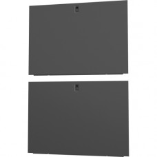 Vertiv VR 42U x 1200mm Deep Split Side Panels Black - Metal - Black - 42U Rack Height - 2 Pack - 47.2" Width VRA6010