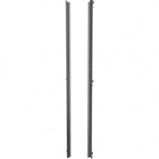 Vertiv VR 48U x 600mm Wide Server Rails Square Hole Black - For Server - 48U Rack Height x 19" Rack Width - Rack-mountable - Black - Metal VRA6015