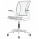 Humanscale Diffrient World Chair - White Seat - White Back - White Frame - 5-star Base - 19.49" Seat Width - 26" Width - 41.8" Height W16WN01N01------