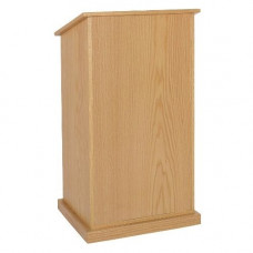 AmpliVox Chancellor Lectern - 45" Height x 24" Width x 21" Depth - Wood Veneer W470-MH