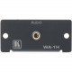 Kramer WA-1H Audio Faceplate Insert - 1 x Mini-phone Port(s) WA-1H
