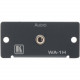 Kramer WA-1H Audio Faceplate Insert - 1 x Mini-phone Port(s) WA-1H