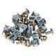 iStarUSA Cabinet/ Rack Screw Kit - Rack Screw, Cage Nut - Philips WA-SW10-M5