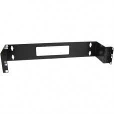 Startech.Com 2U 19in Hinged Wallmount Bracket for Patch Panels - Black WALLMOUNTH2