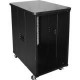 Istarusa Claytek 10U 450mm Depth Simple Server Rack with Wood Top - For Server - 10U Rack Height17" Rack Depth - Floor Standing - Black - Wood, SPCC - 220 lb Maximum Weight Capacity - TAA Compliance WD-1045-WT