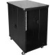 Istarusa Claytek 15U 600mm Depth Simple Server Rack with Wood Top - For Server - 15U Rack Height23" Rack Depth - Floor Standing - Black - Wood, SPCC - 220 lb Maximum Weight Capacity - TAA Compliance WD-1560-WT