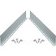 Panduit Wyr-Grid Divider - Gray - 1 Pack - Metal WGDW6PG