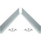 Panduit Wyr-Grid Divider - Gray - 1 Pack - Metal WGDW6PG