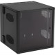 Black Box Wallmount Cabinet - For Networking - 12U Rack Height x 19" Rack Width x 22.53" Rack Depth - Wall Mountable Enclosed Cabinet - Black - Steel, Plexiglass - 250 lb Maximum Weight Capacity - TAA Compliant WMD12-2425-PQU
