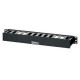 PANDUIT PatchLink Horizontal Cable Manager - Black - 1U Rack Height - 19" Panel Width - TAA Compliance WMPFSE