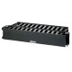 PANDUIT PatchLink Horizontal Cable Manager - Black - 2U Rack Height - 19" Panel Width - TAA Compliance WMPH2E