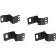Panduit WMPVCMB Mounting Bracket - Black - Black - TAA Compliance WMPVCMB