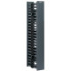 Panduit NetRunner Rack Cable Management Panel - Black - 1 Pack - 45U Rack Height - TAA Compliance WMPVHC45E